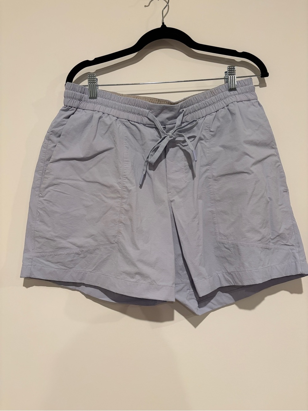 Lululemon Men XL Light Blue Bowline Short 5" Stretch Ripstop Athletic Shorts